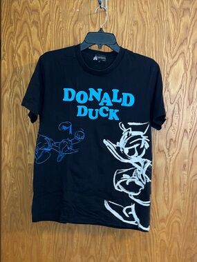 Donald Duck Graphic Short Sleeve Tee - Black